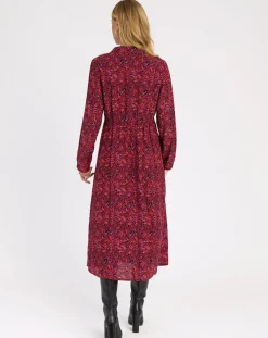Robe Mantry livia bordeaux