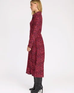 Robe Mantry livia bordeaux