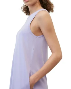 Robe maxi violet clair