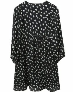 Robe Michelle à fleurs marine