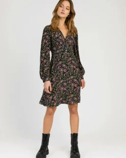 Robe Molly paisley noir