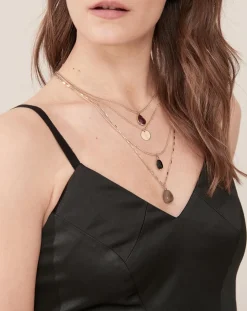 Robe Ora évasée satinée noire