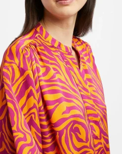 Robe Oversize Sirop 2 orange/violet