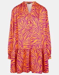 Robe Oversize Sirop 2 orange/violet