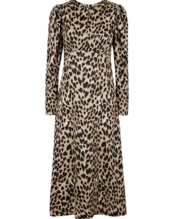 Robe Panthère Coeur léopard