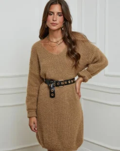 Robe Pull Juliette camel