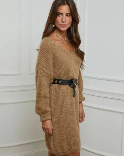 Robe Pull Juliette camel