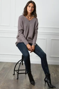 Robe Pull Laurence Taupe