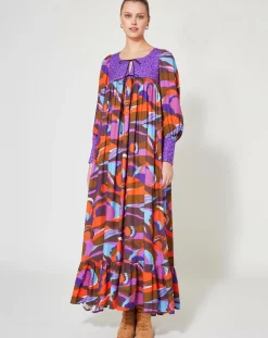 Robe Purple Country print lila