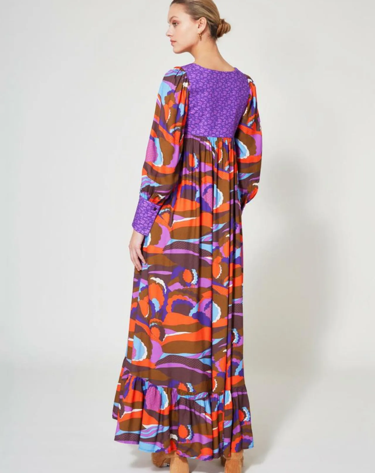 Robe Purple Country print lila