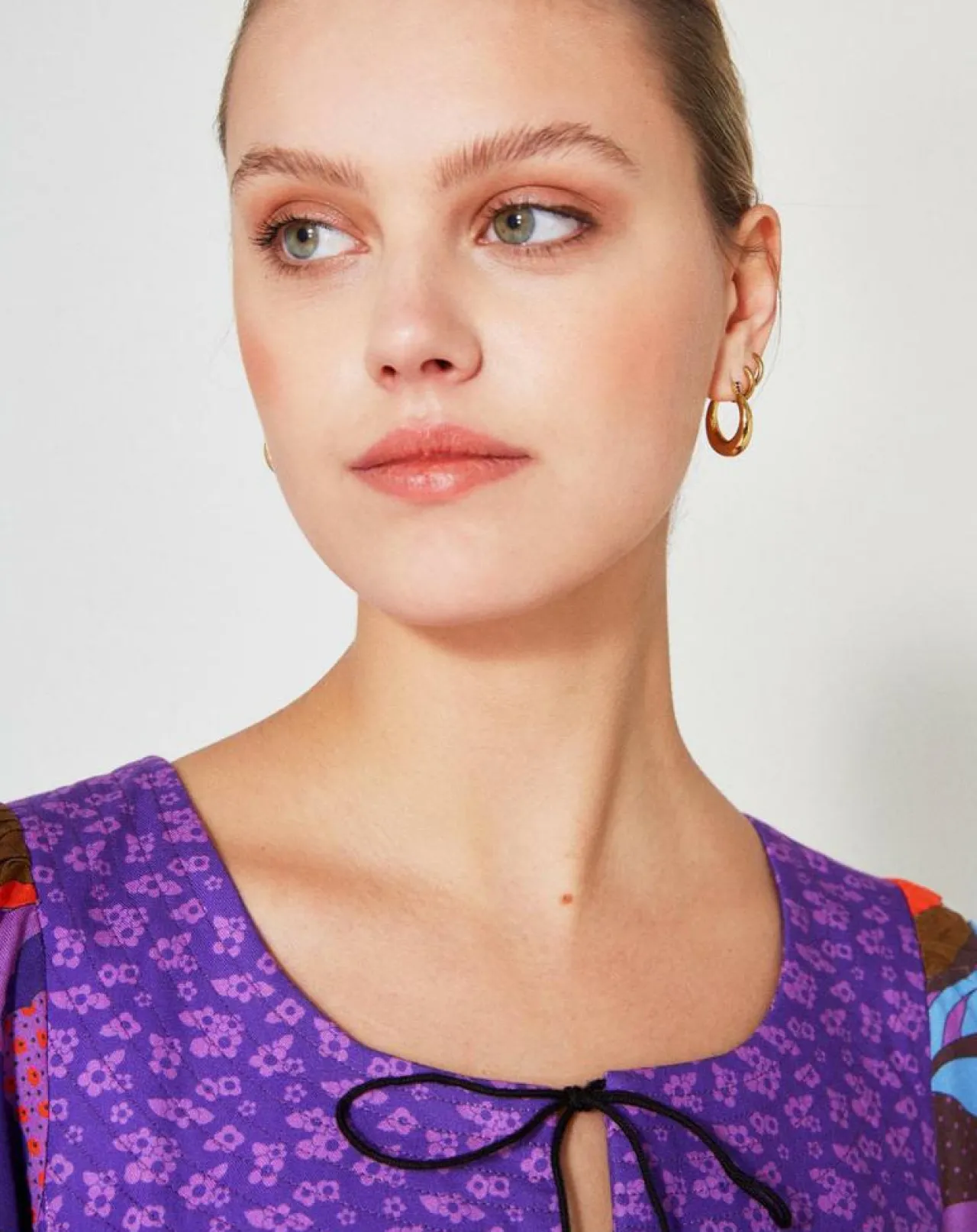 Robe Purple Country print lila