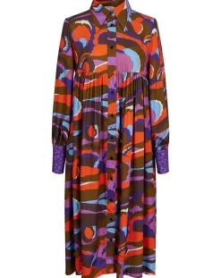 Robe Purple Country print lilas