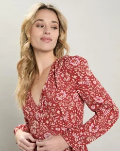 Robe Roll rouge brique