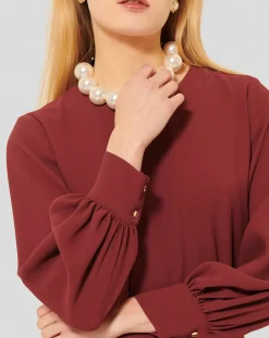 Robe Rossini bordeaux