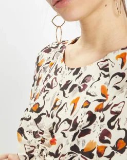 Robe Ruben imprimée multicolore