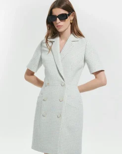 Robe Rwanda bleu ciel