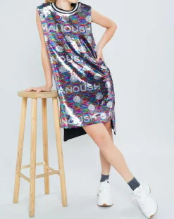 Robe Sparkle en sequins multicolore