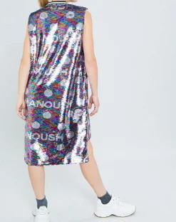 Robe Sparkle en sequins multicolore
