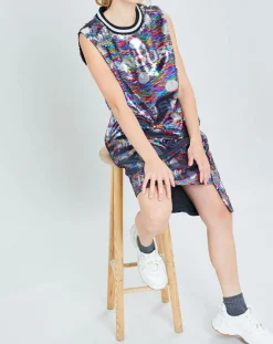 Robe Sparkle en sequins multicolore