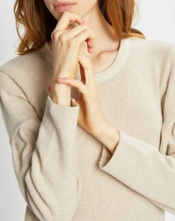 Robe Sweethome beige/blanc