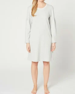 Robe Sweethome gris chiné/blanc