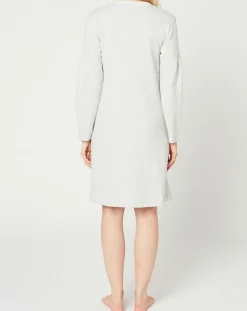 Robe Sweethome gris chiné/blanc