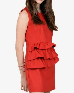 Robe Tess rouge/orange