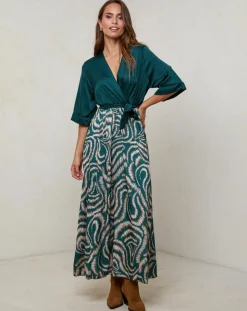 Robe Yasmine verte