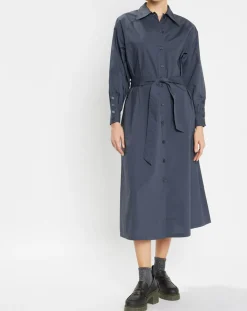 Robe-Chemise Pom gris foncé