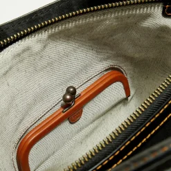 Sac à main en Cuir Rogue imprimé bleu foncé - 24.9x13.9x30.9 cm