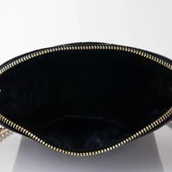 Sac bandoulière en Cuir medium Jet Set Travel noir - 20x17.8x6.35 cm