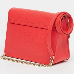 Sac bandoulière en Cuir Metropolis S rouge 21x16x8 cm