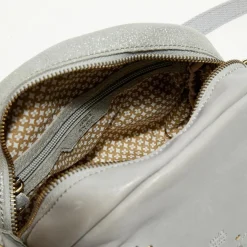 Sac bandoulière en Cuir Pala vert menthe - 25x21x14 cm