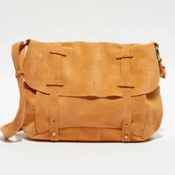 Sac en Cuir Bernie V pêche - 25x33x9 cm