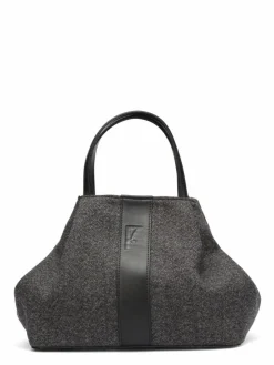 Sac en Feutre Pin Gris - 20,5x26,5x15,5 cm