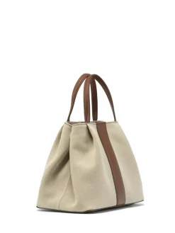Sac en Toile Pin Beige - 20,5x26,5x15,5 cm