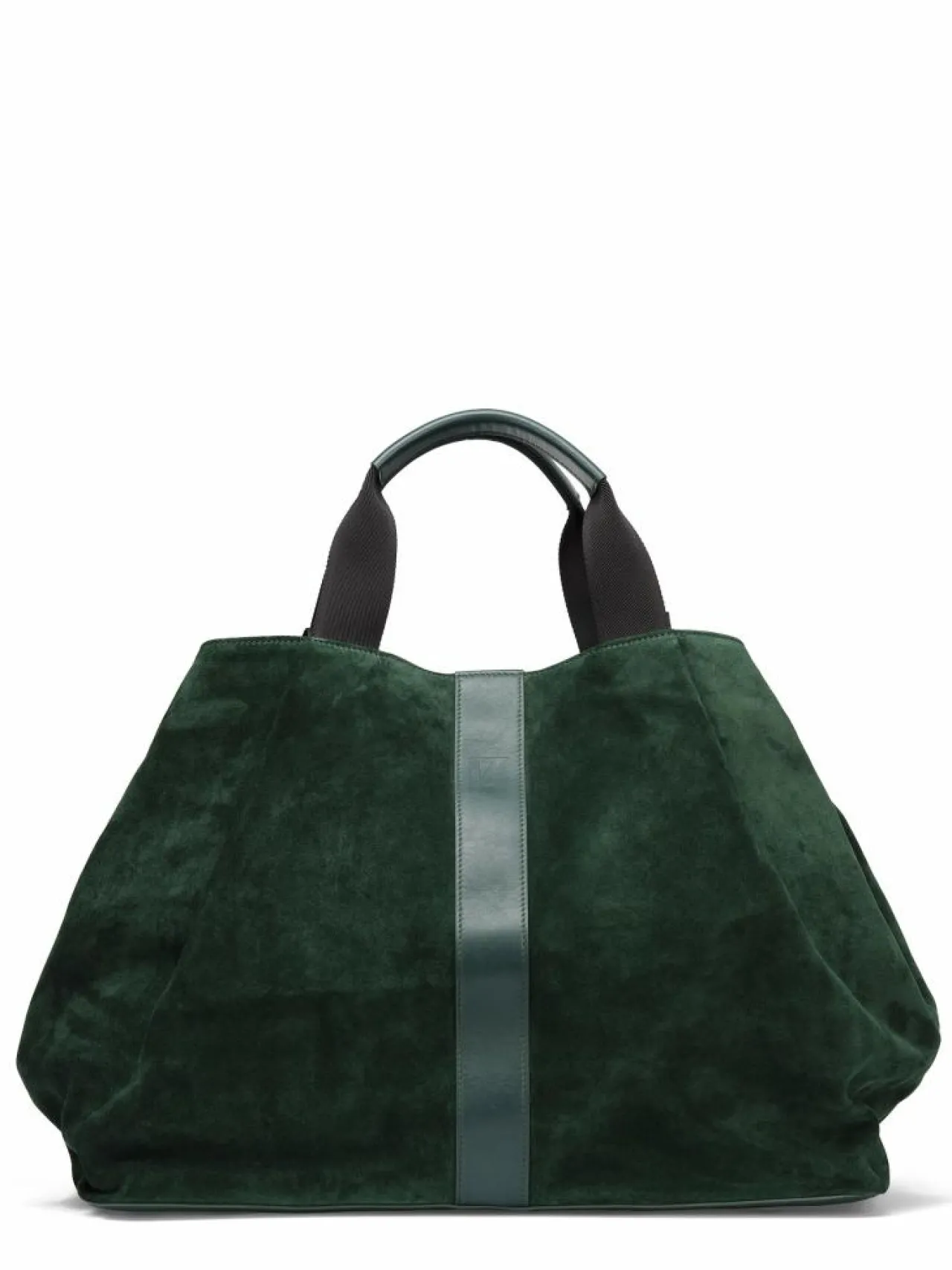 Sac en Velours de Cuir Pinasse Eucalyptus - 65x34x26 cm