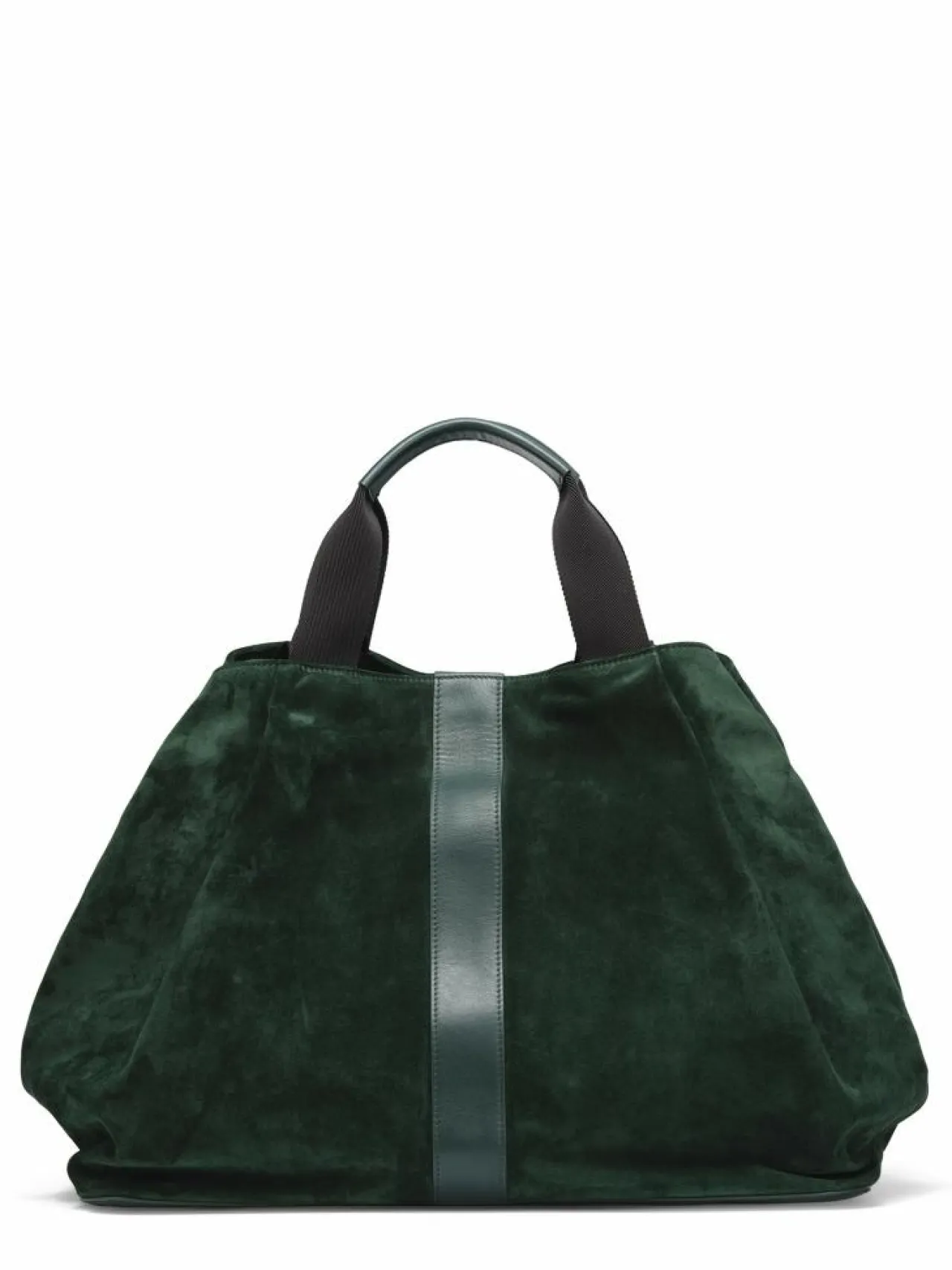 Sac en Velours de Cuir Pinasse Eucalyptus - 65x34x26 cm