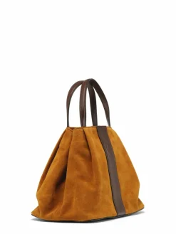 Sac en Velours de Cuir Pin Calendula - 20,5x26,5x15,5 cm