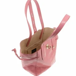 Sac porté épaule en Cuir Net Mini rose 22x28.5x16 cm