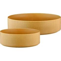 Saladier Scandi jaune ocre - D.27 cm