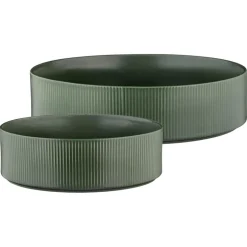 Saladier Scandi vert olive - D.27 cm