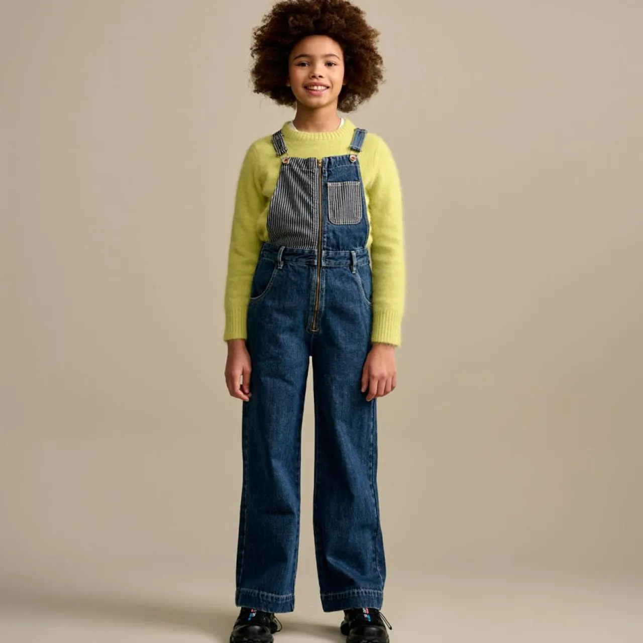 Salopette en jean Peppin bleu stone