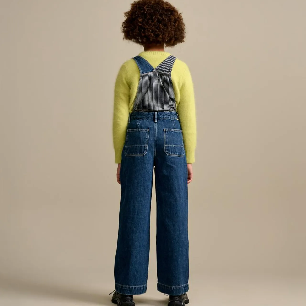 Salopette en jean Peppin bleu stone