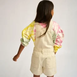 Salopette short Padel crème