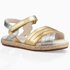 Sandales en Cuir Addilyn doré/argenté