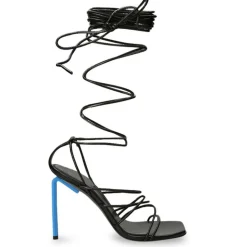 Sandales en Cuir Allen noires - Talon 11 cm