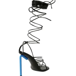 Sandales en Cuir Allen noires - Talon 11 cm