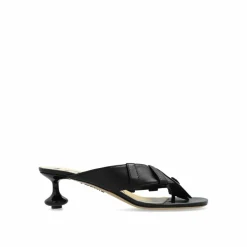 Sandales en cuir Toy Panta 45 mm noires