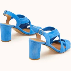 Sandales en Velours de Cuir Vuko jean - Talon 8 cm